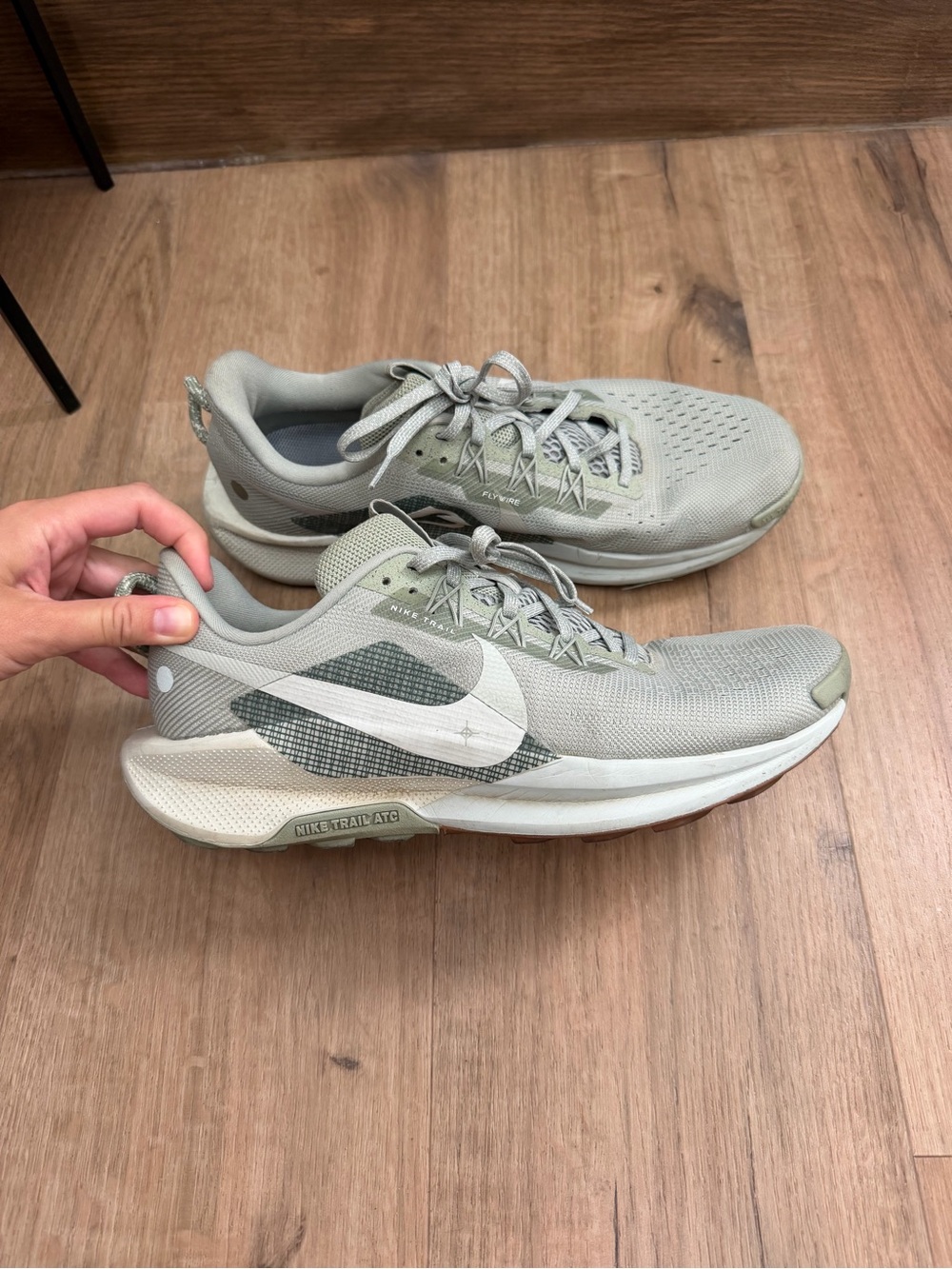 Nike Pegasus Trail 5 running shoes in the Jade Horizon/Sea Glass Sz 10.5